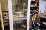Entrance door with glass