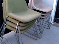 RETRO VINTAGE ROBIN DAY HILLE CHAIRS x 8 MADE IN NEW ZEALAND