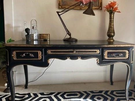 A Louis Xv Styled Hardwood Desk