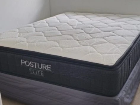 Queen bed mattress and base