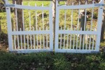 Wooden gates
