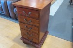 Teak 5 Drawer Tallboy