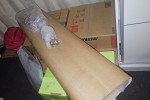 Cardboard wrapped Digital Piano 88keys, CURVED Ultrawide screen monito...