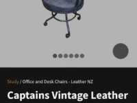 Urbano Captains Vintage Leather Office Chair - Auckland