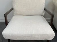 2 x Nood armchairs ‘Dylan’