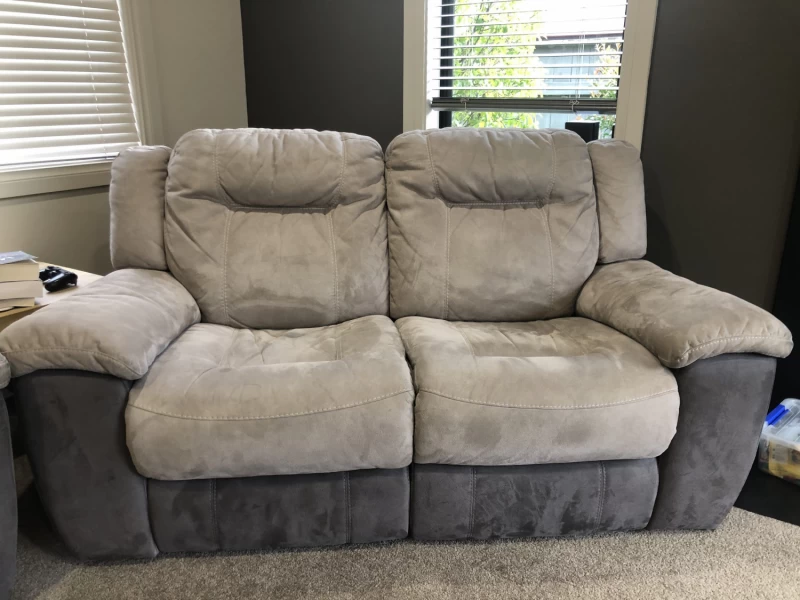 Lounge suite, three seater, two seater and 2 single.