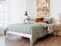 Queen bed with mattress