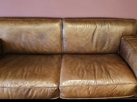 Leather couch