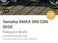 Motorcycle Yamaha Xmax 300