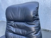 LA-Z-BOY Full Leather Recliner And Footstool