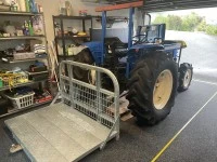 Iseki Tractor including rear tray