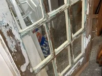 French door leaves x2  800mm x 2000mm x 50mm with glass