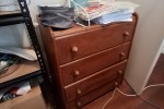Double Bed, Drawers, Rack, Table, Bedside Table