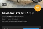 Motorcycle Kawasaki Zzr600
