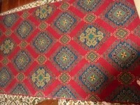 Stunning runner rug, turkish