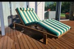 Outdoor sun lounger