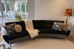 Vintage curved modular couch. (2), Modular couch