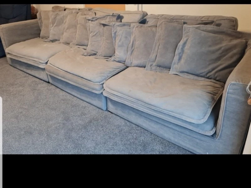 3 seater slouch sofa