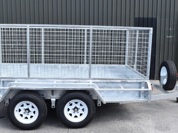 10ft x 5ft tandem trailer with cage