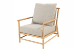2 outdoor teak lounge chairs (2)