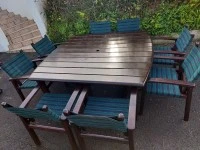 Supreme Outdoor Devon Table and 8 Chairs set