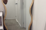 One tall mirror, Baggage storage box