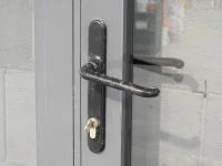 Denim Blue Aluminium French Doors With Tinted Safety Glass H2000xW1800...