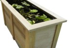 Timber Fish Pond OVERALL DIMENSIONS: 1500mm L 600mm W 750mm H