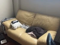 2 couches, 2 couches, King bed, TV, Random boxes, small, x8