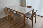 1 dining table, Dining chairs 5