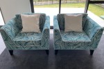 Turquoise 4 peice Danske Mobler Lounge Suite 2 x 3 seater and 2 x 1 se...