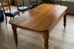 Restored Kauri Dining Table + 4 Chairs