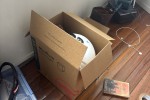 2 couches, 2 couches, King bed, TV, Random boxes, small, x8