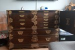 2 wooden chests