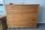 Chest of drawers, two seater sofa, hall credenza unit