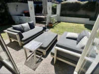 Indoor Sofa, 2x pieces of Outdoor sofa