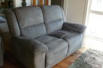 Two seater recliner x 2