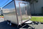 Double axle 5.5m enclosed trailer, the trailer is empty apart from a s...