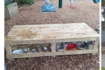 Kids outdoor furniture - table, Kids outdoor furniture - Mud kitchen