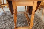 Dining Table and 4 Chairs, English Oak.