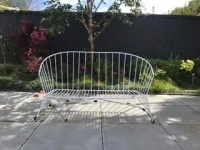 Wire outdoor furniture sofa, wire outdoor furniture chair, wire outdoo...
