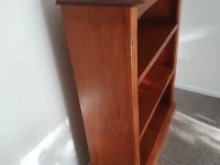 Dining table and 4 chairs, Bookcase