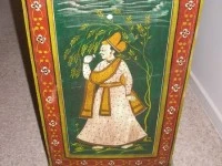 Balinese cabinet.hand painted