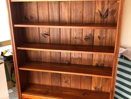 Large wooden bookcase