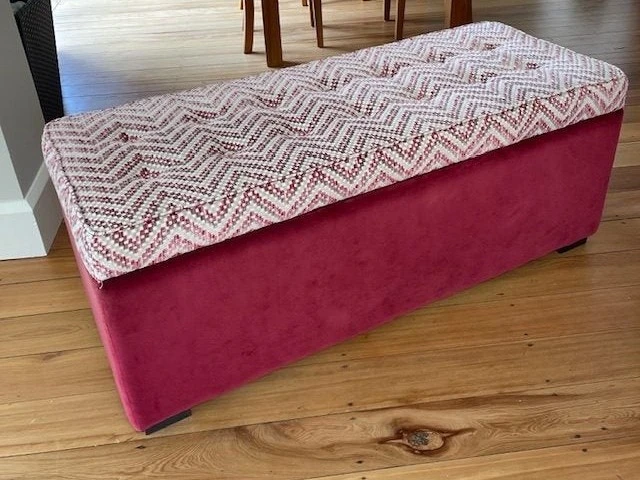 Upholstered Storage Ottoman