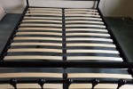 Queen slat bed with mattress, Microwave