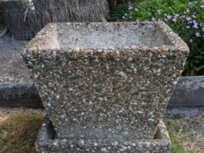 Exposed Aggregate Planter