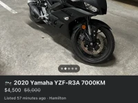 Motorcycle Yamaha R3
