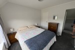 Dining table and 6 chairs, Queen bed and base, Chest of drawers, Bedsi...