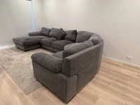 Soft Smoke grey sofa bed